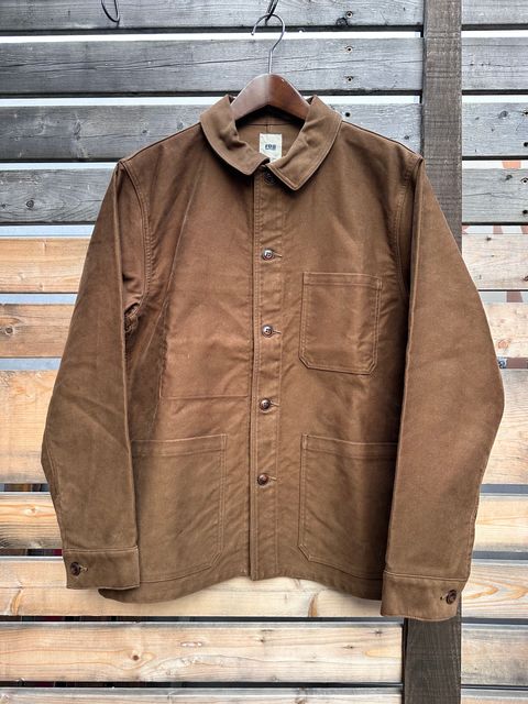 エフオービーファクトリー / FOB FACTORY / F2373 / フレンチモールスキンジャケット / ブラウン