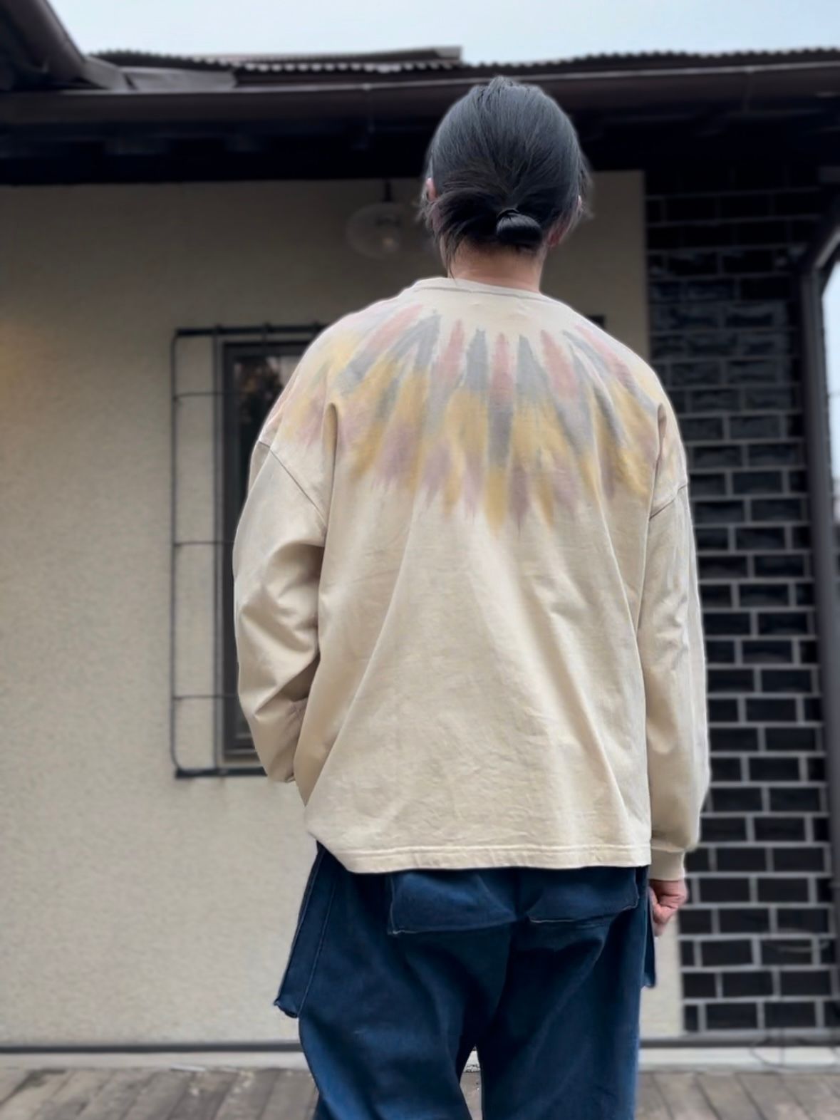 Nasngwam.×JAVARA / FEATHER L/S TEE / 寅
