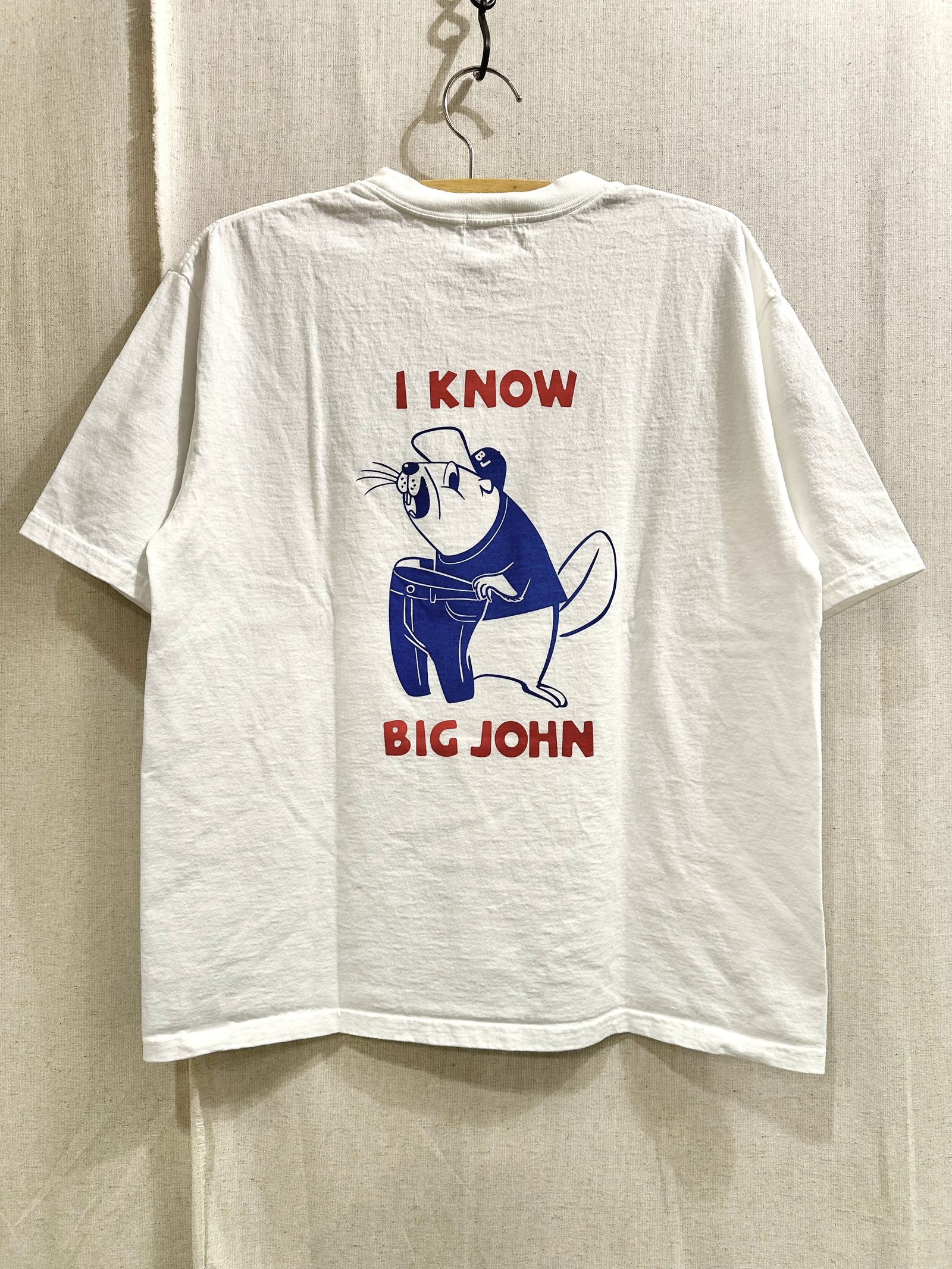 ビッグジョン / BEABER TEE / ビーバーTシャツ / ホワイト