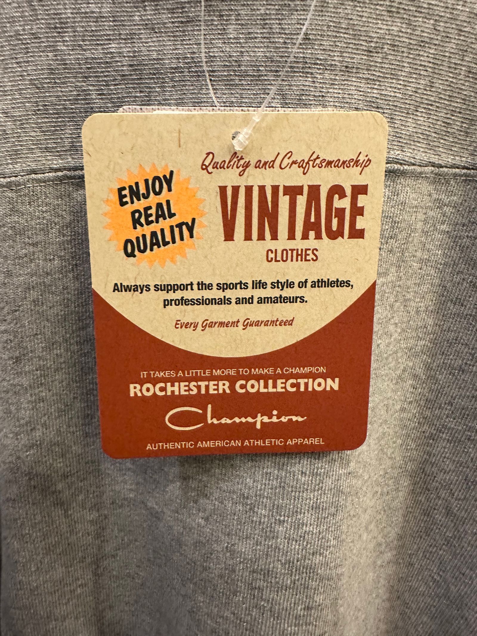 ROCHESTER / ロチェスターコレクション / フットボールロングスリーブTシャツ / オックスフォードグレー