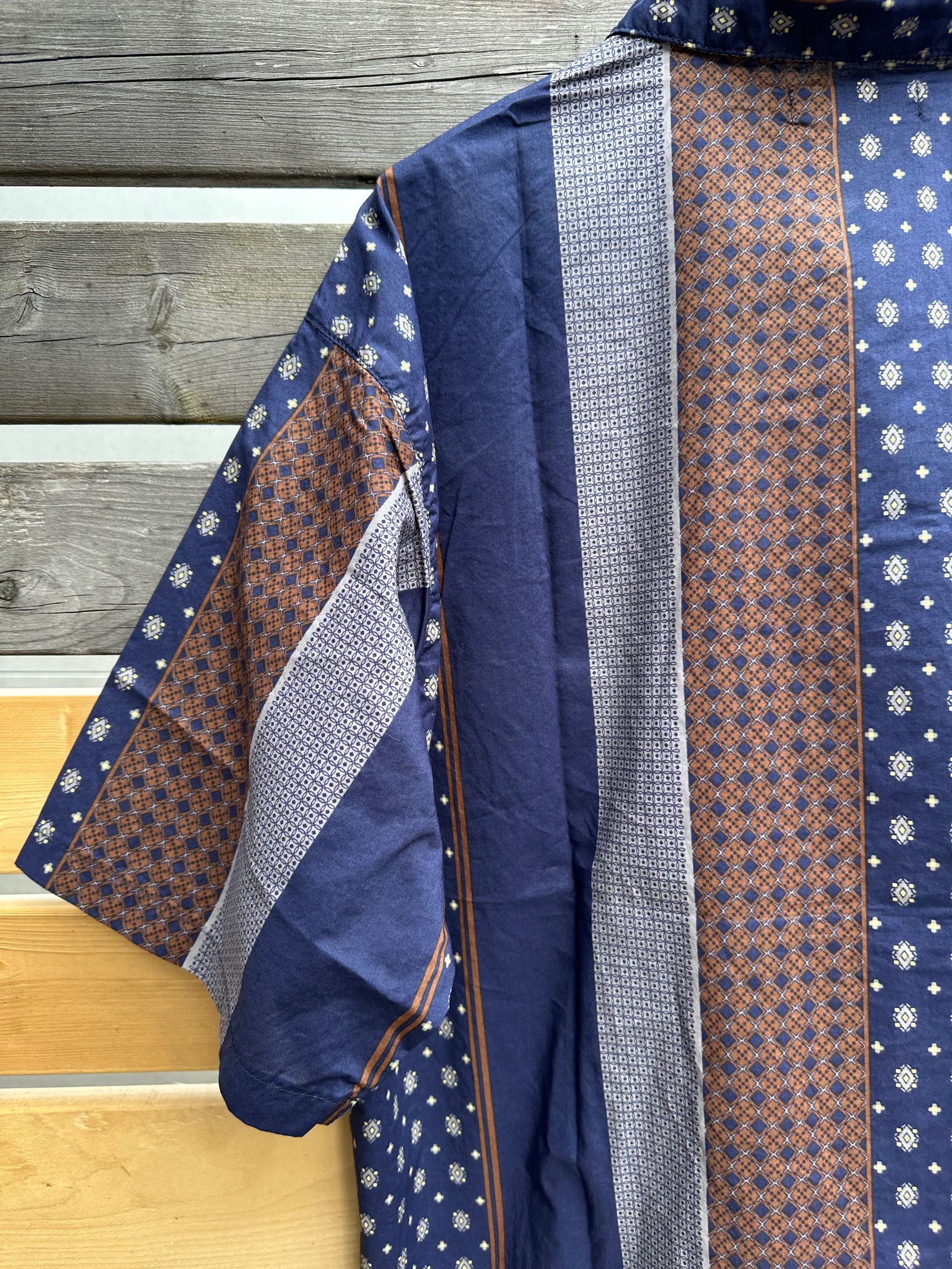 Nasngwam.SUBURB S/S SHIRTS / ネイビー