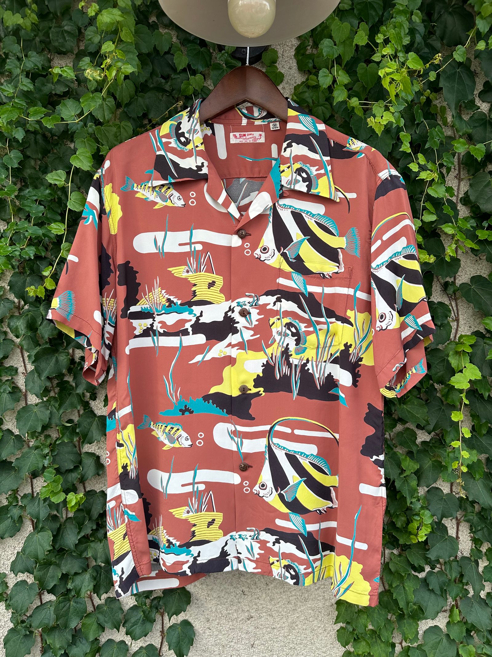 ALOHA SHIRTS “ MOORISH IDOL”/半袖レーヨンシャツ / アロハシャツ / ハワイアン / SS39029 / ブラウン (138)