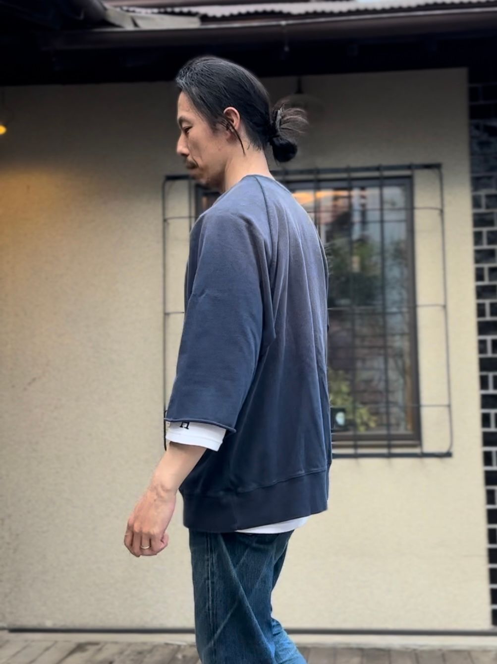 SCREEN STARS / スクリーンスターズ / Amecaji 3/4 slv Tee /アメカジ七分袖Tシャツ / ネイビー