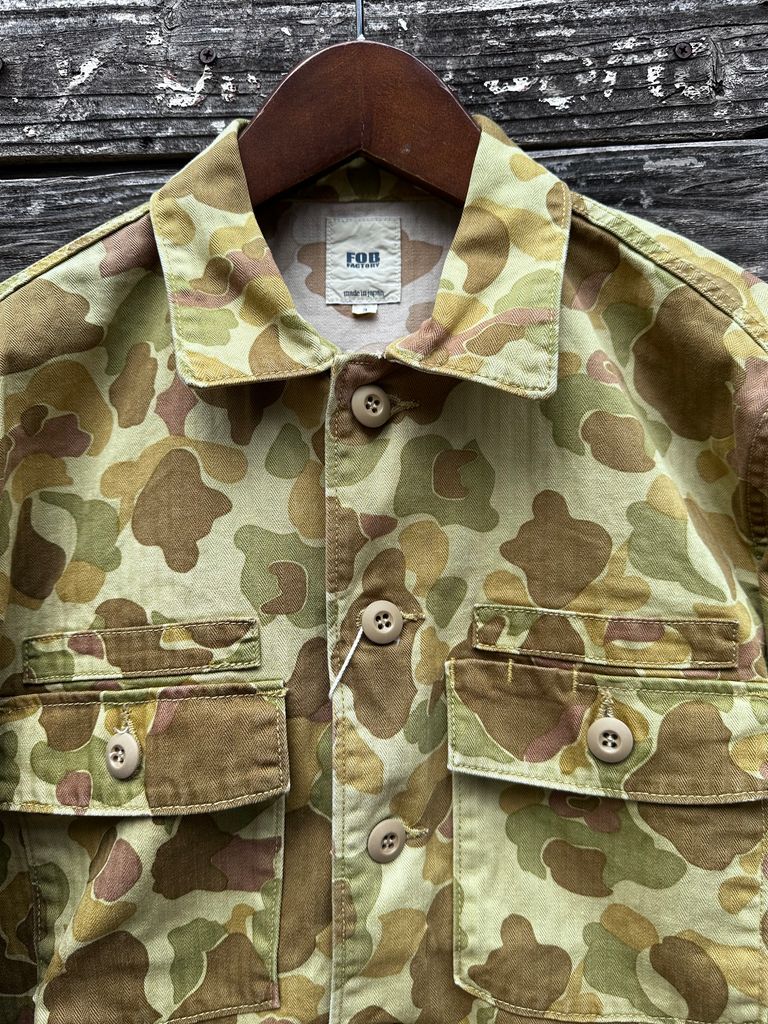 F2362 Fatigue shirt jacket camo