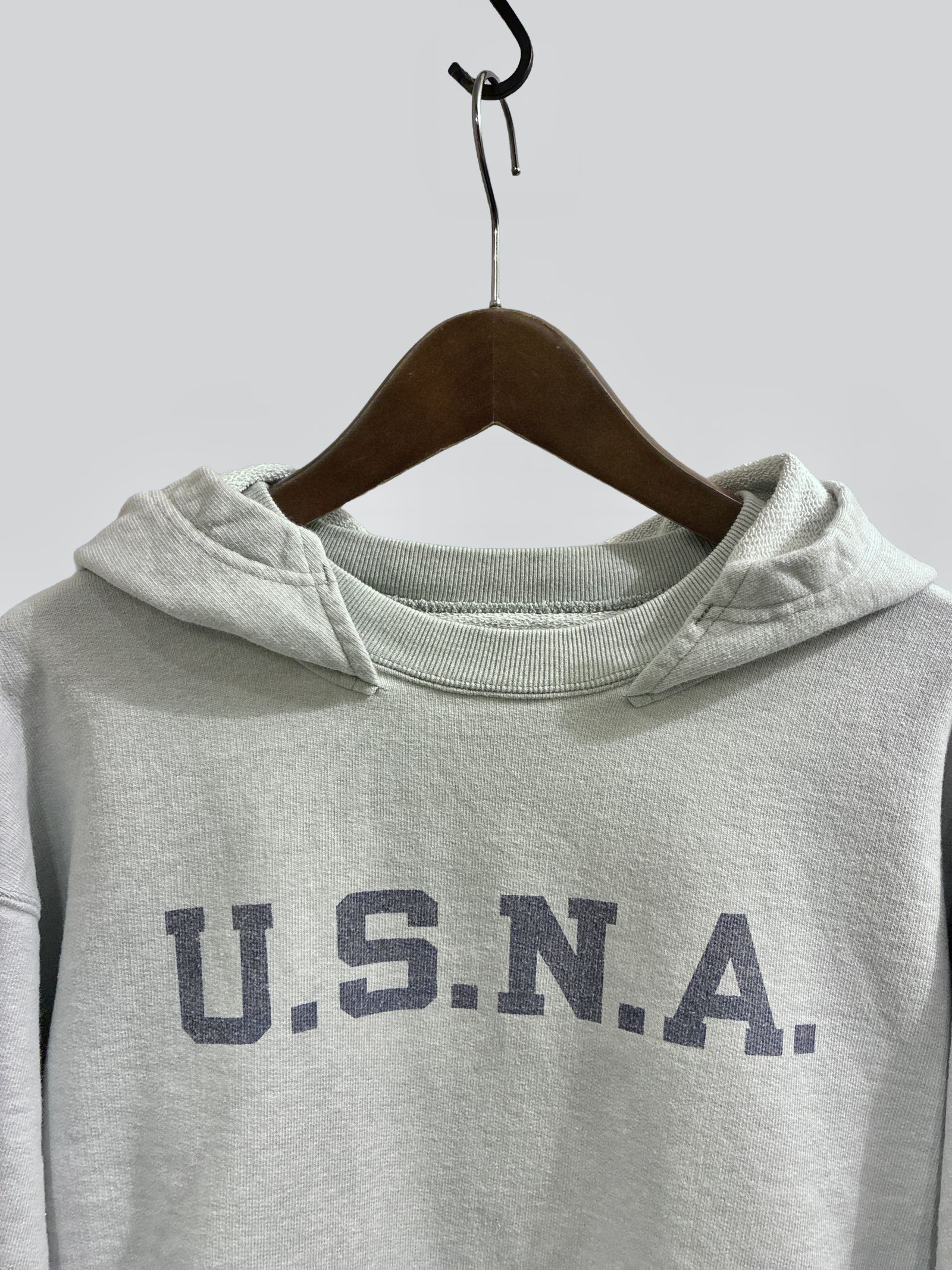 ビッグジョン / アフター・フード ヴィンテージスウェットパーカー / 後付けパーカー / [U.S.N.A] AFTER HOODIE / グレー…