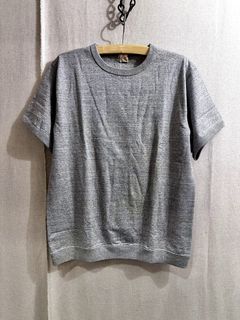 WHITESVILLE / ホワイツビル 14/- HALF SLEEVE RIB T-SHIRT / 半袖リブTシャツ / WV79147 ヘザーグレー(113)