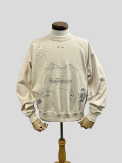 No,10 Crew(Sanfransisco) クルーネックスウェット サンフランシスコ / ナチュラル / UNISON SPECIAL ユニゾンスペシャル