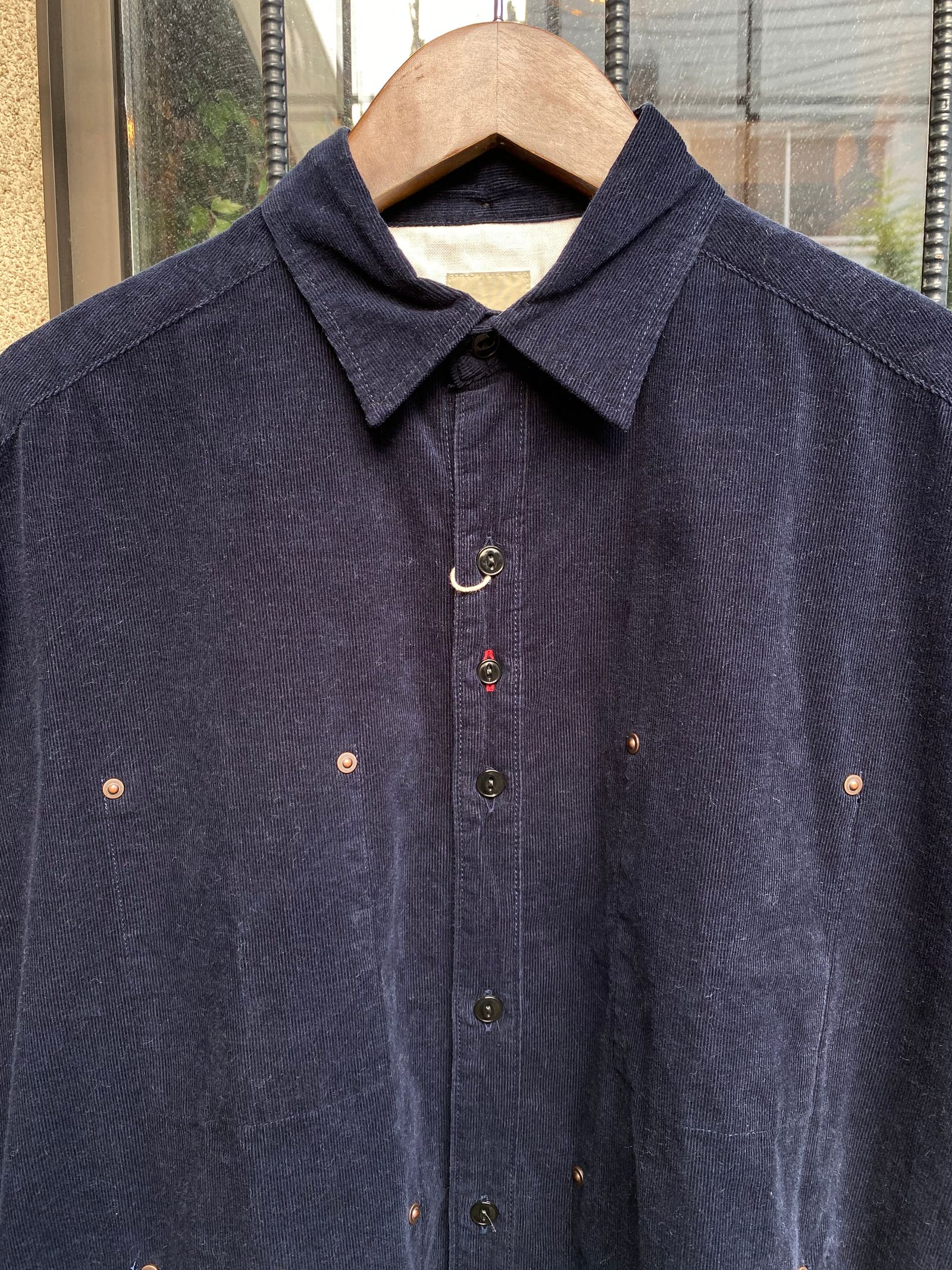 F3482 CORDUROY BALL SHIRT / NAVY