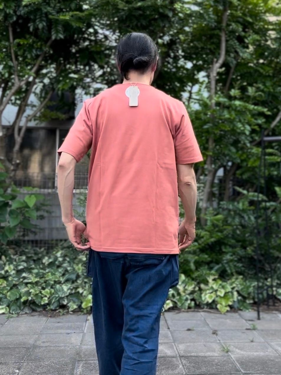 te500 / SUMMER KNIT PK T-SHIRTS / サマーニット / ポケットTシャツ / PASSION RED