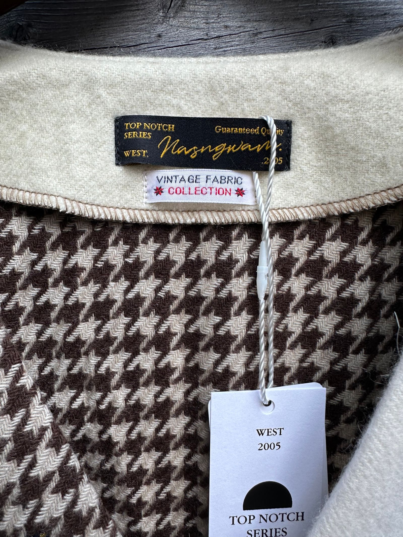 EDGE CARDIGAN / カシミヤマフラーリメイクカーディガン / ブラウン①