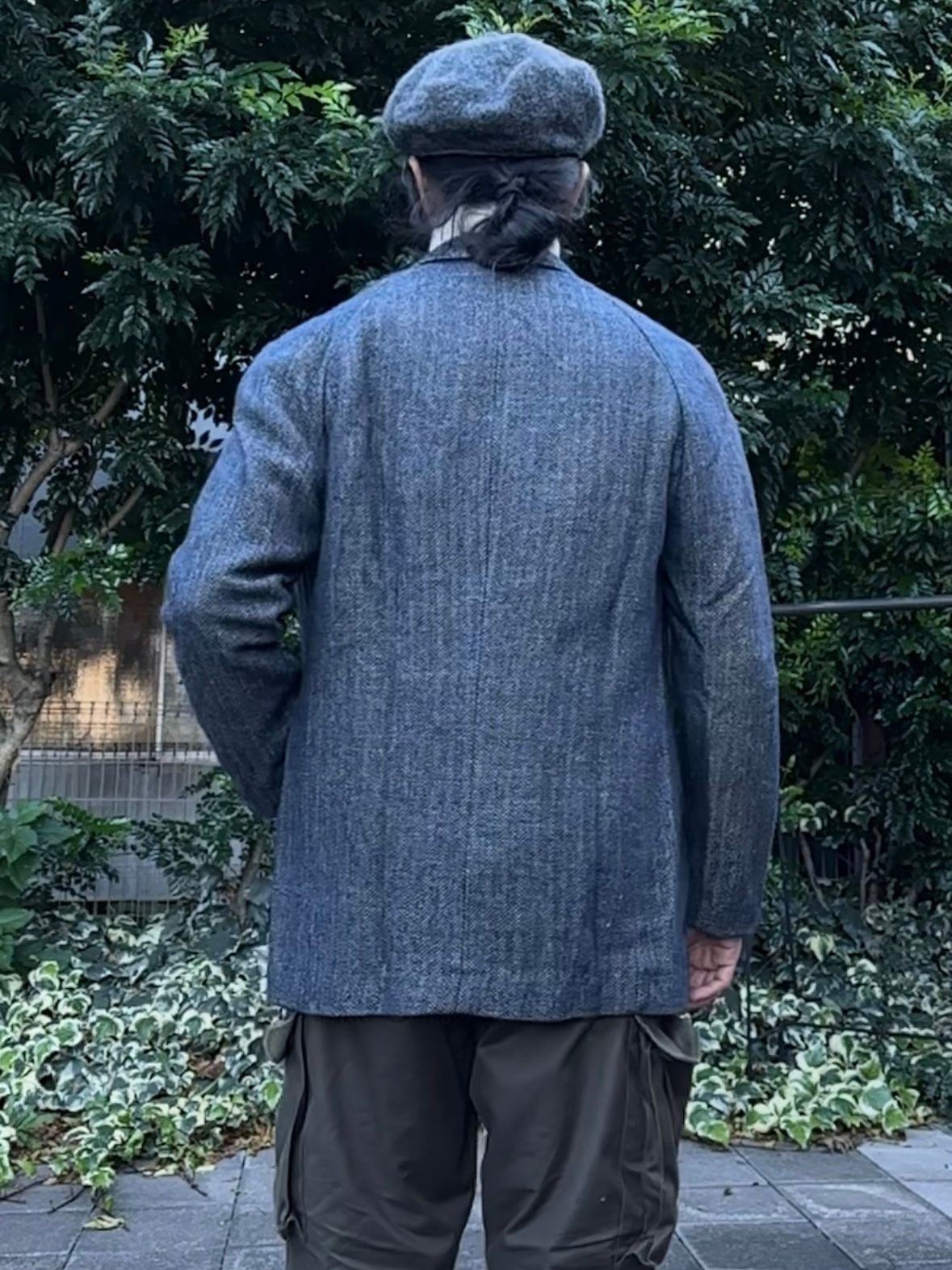 SAN FRANCISCO/ ウールリネンヘリンボーンジャケット