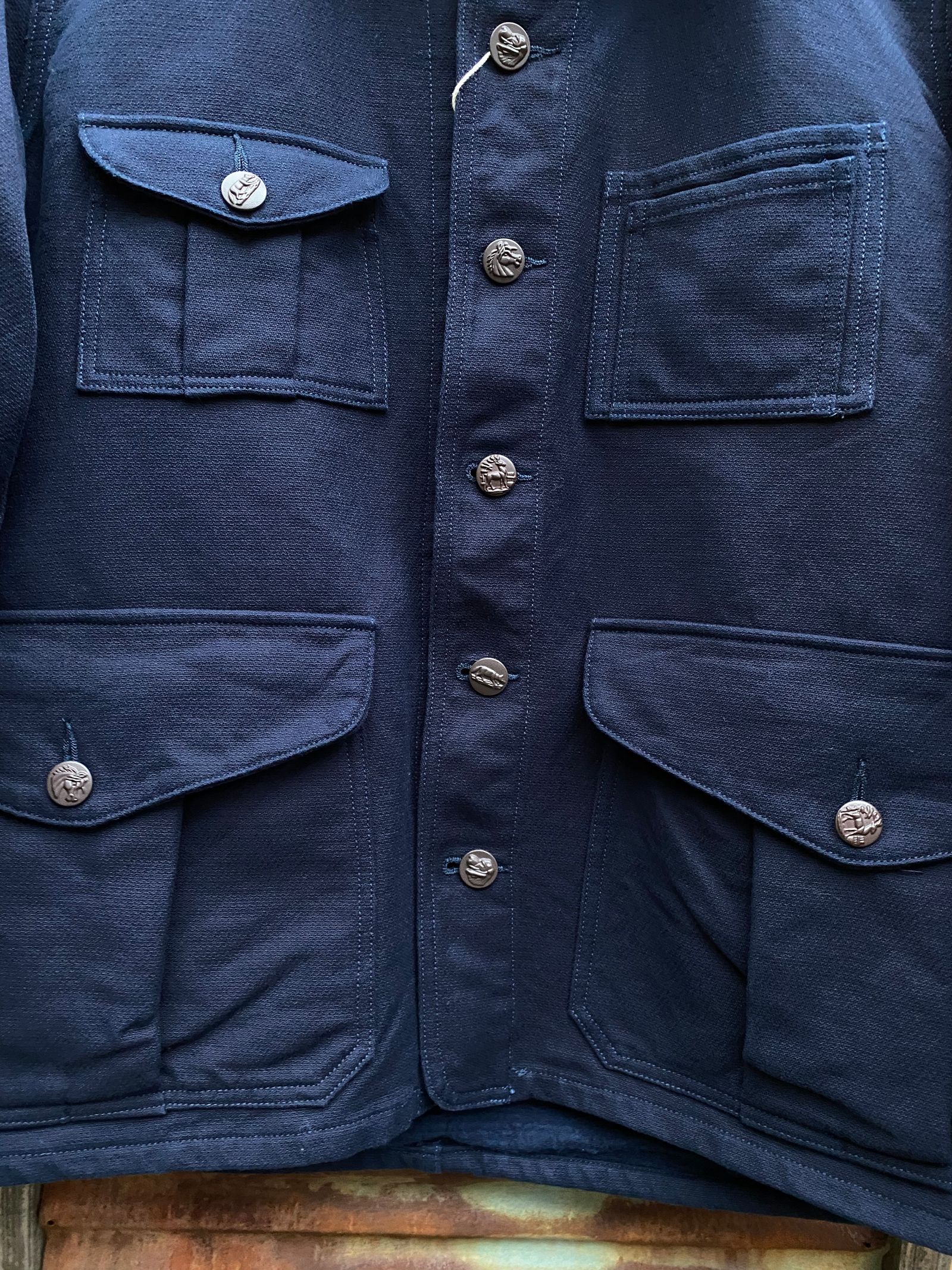 F2427 HUNTING JACKET / NAVY