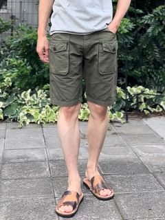 F4146 / OFFICER BUSH SHORTS / ブッシュショーツ / オリーブ