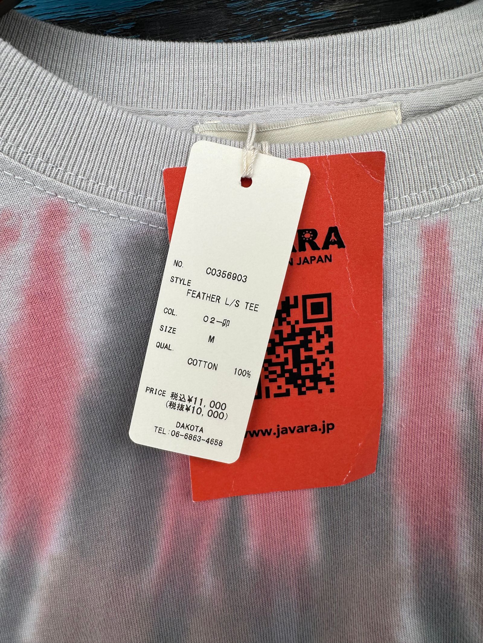 Nasngwam.×JAVARA / FEATHER L/S TEE / 卯