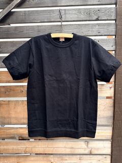 WHITESVILLE / ホワイツビル 14/- HALF SLEEVE RIB T-SHIRT / 半袖リブTシャツ / WV79147 ブラック(119)