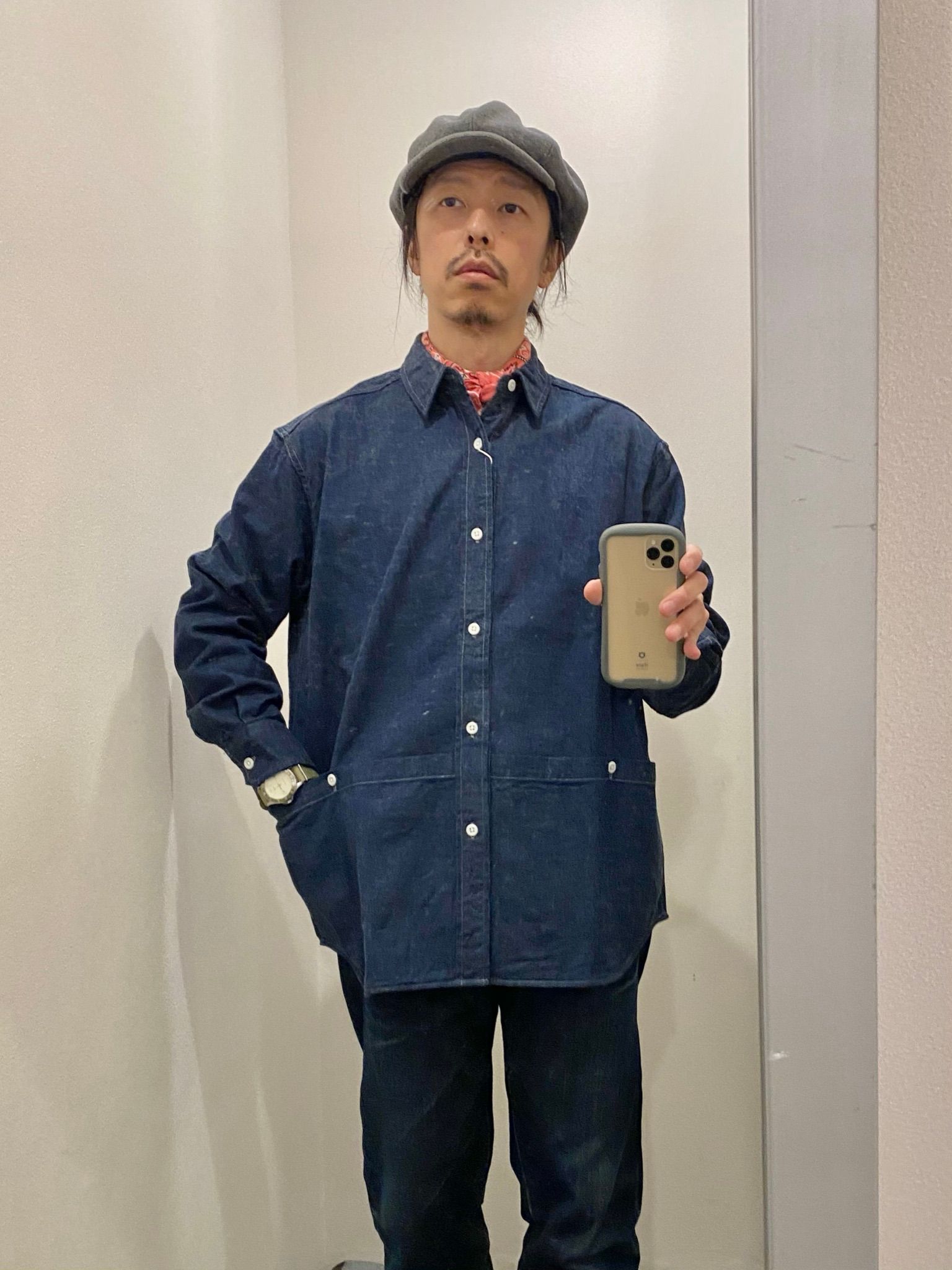 F3460 / DENIM GARDENING SHIRT / デニムガーデニングシャツ