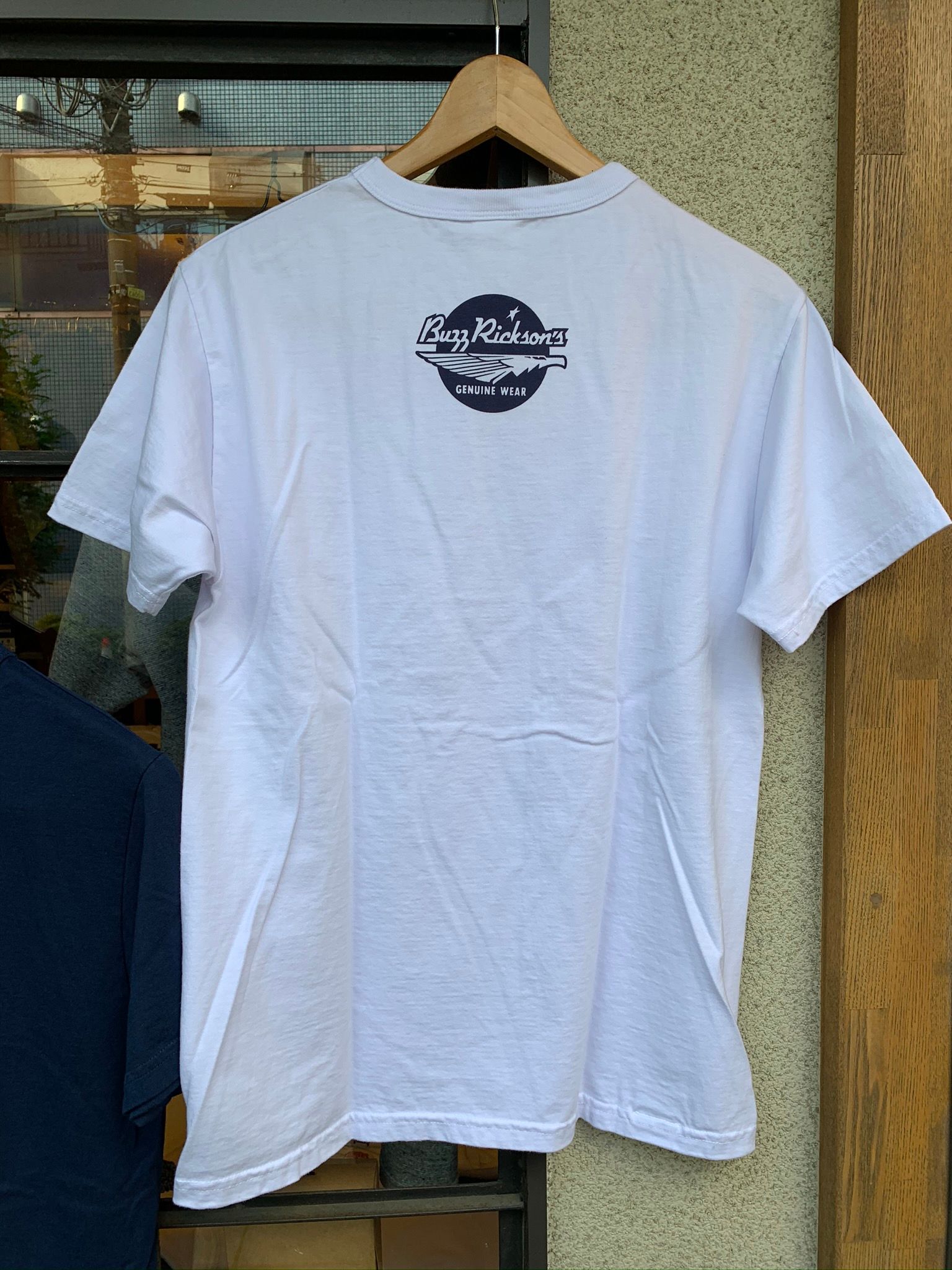 バズリクソンズ×ピーナッツ S/S T-SHIRT "USN" / スヌーピーTシャツ / ホワイト
