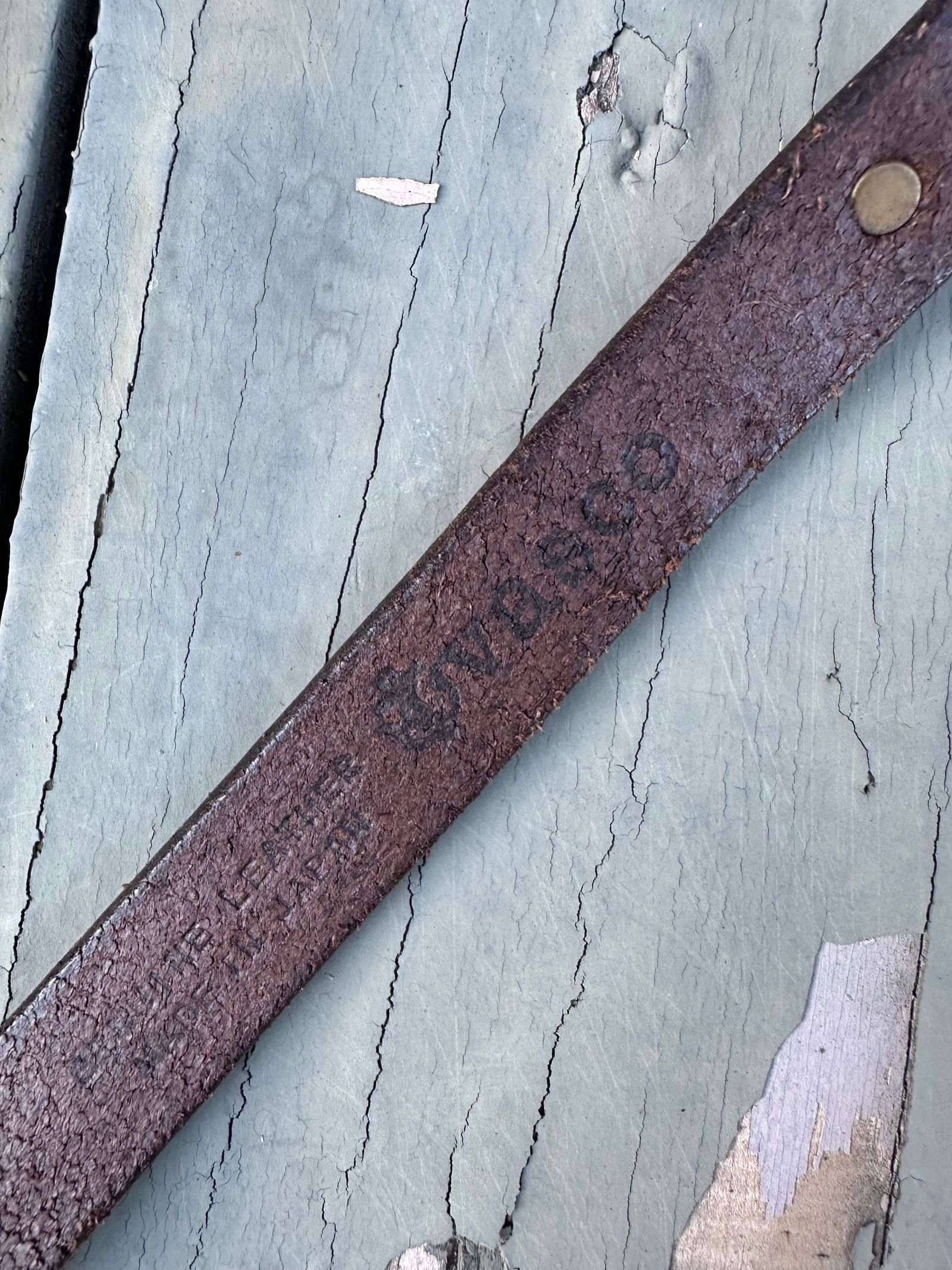LEATHER VOYAGE BELT / レザーボヤージュベルト