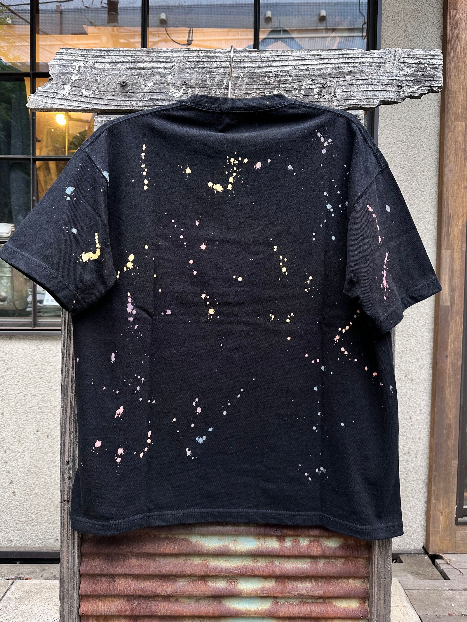 Nasngwam.xJAVARA / SPLASH TEE / Tシャツ / ブラック