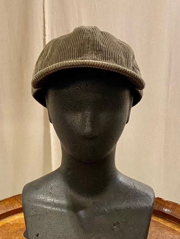 8wel CORDUROY CAP / コーデュロイキャップ / オリーブ