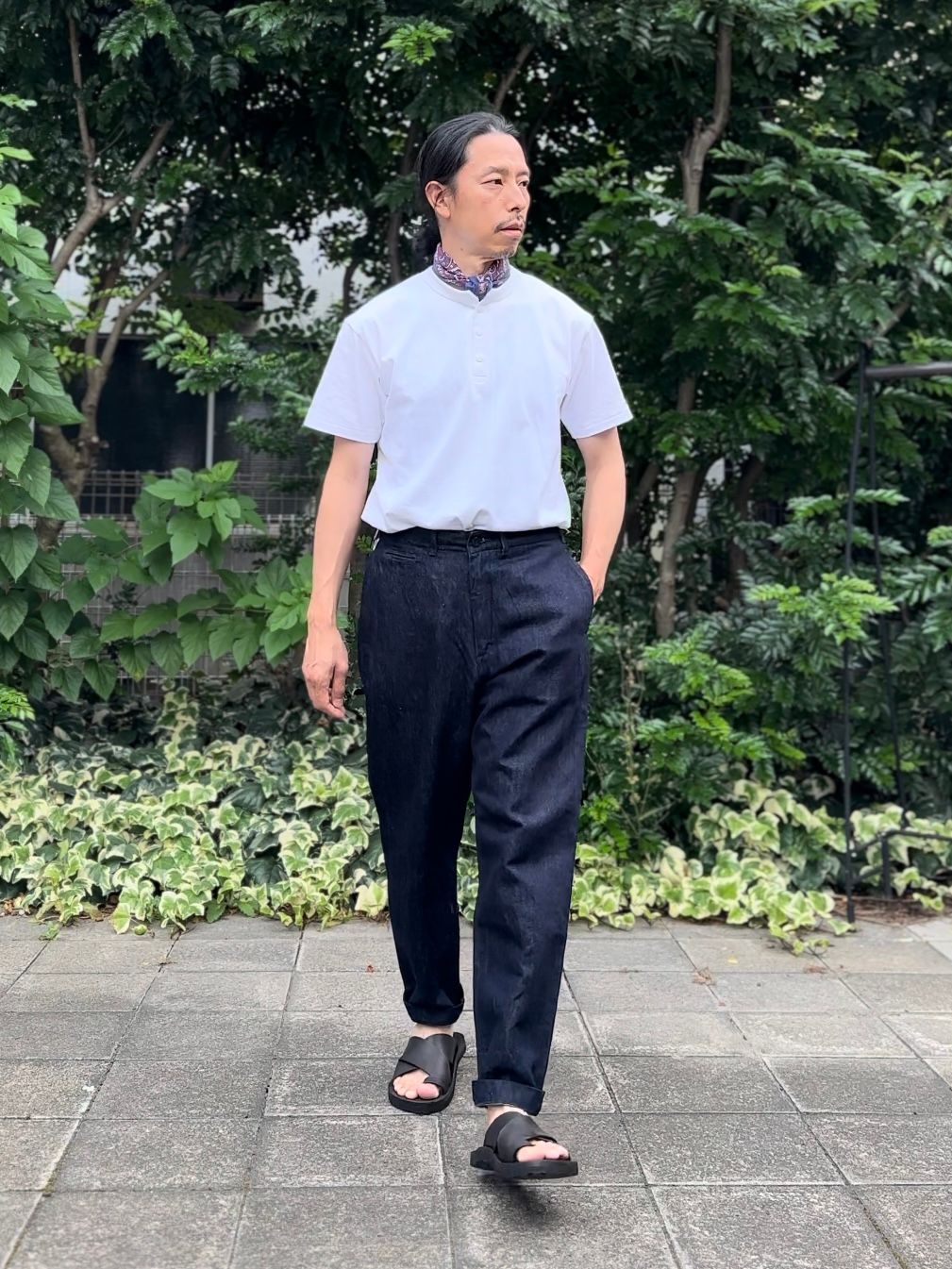 DENIM BALL TROUSERS / F04672