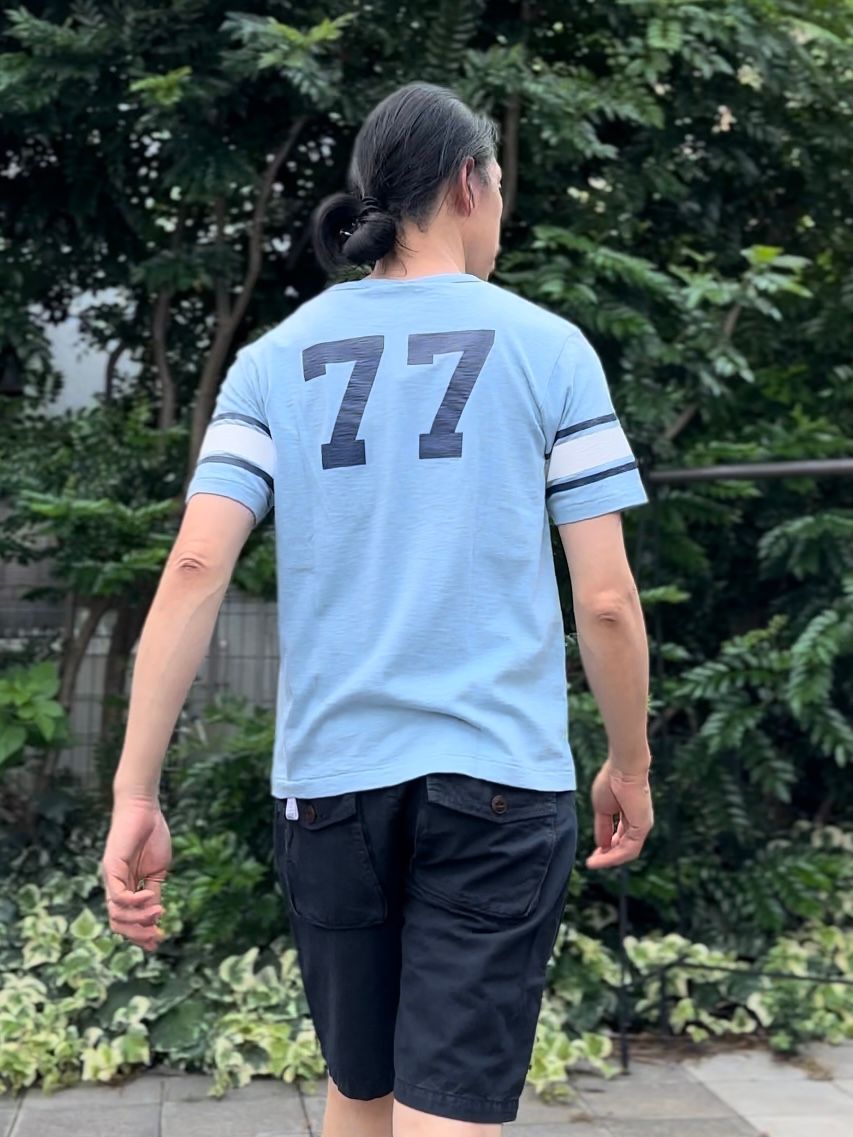 ロチェスター / ナンバリングTシャツ 77 / サックス