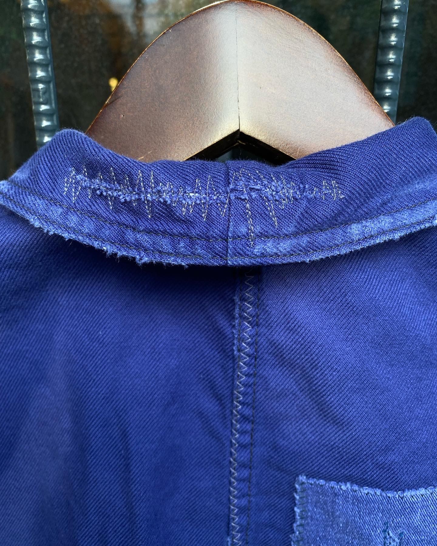【ブルーブルー / BLUE BLUE/サージ フレンチワークジャケット ...
