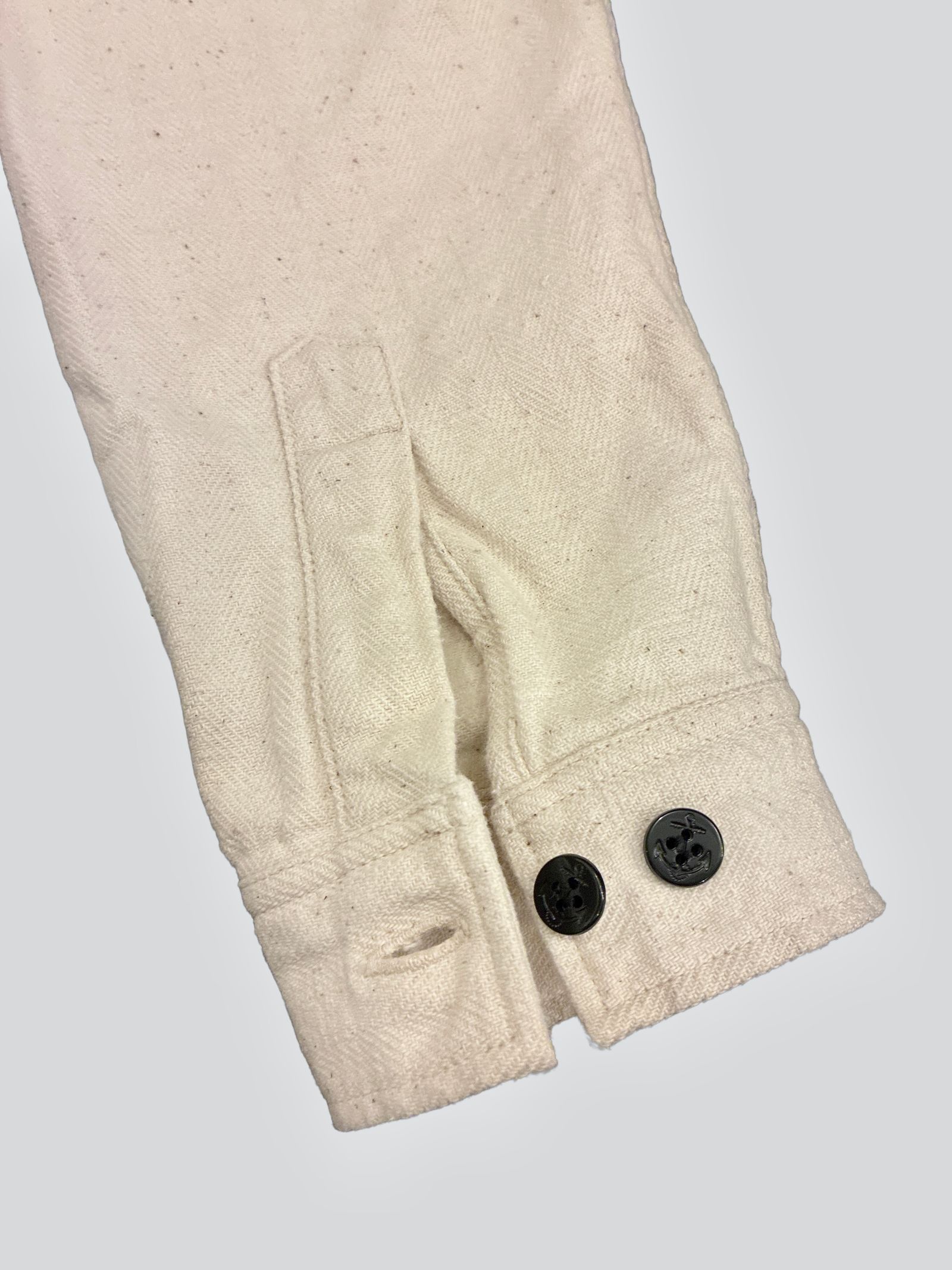 US NAVY CPOシャツ / ナチュラル / ビッグジョン