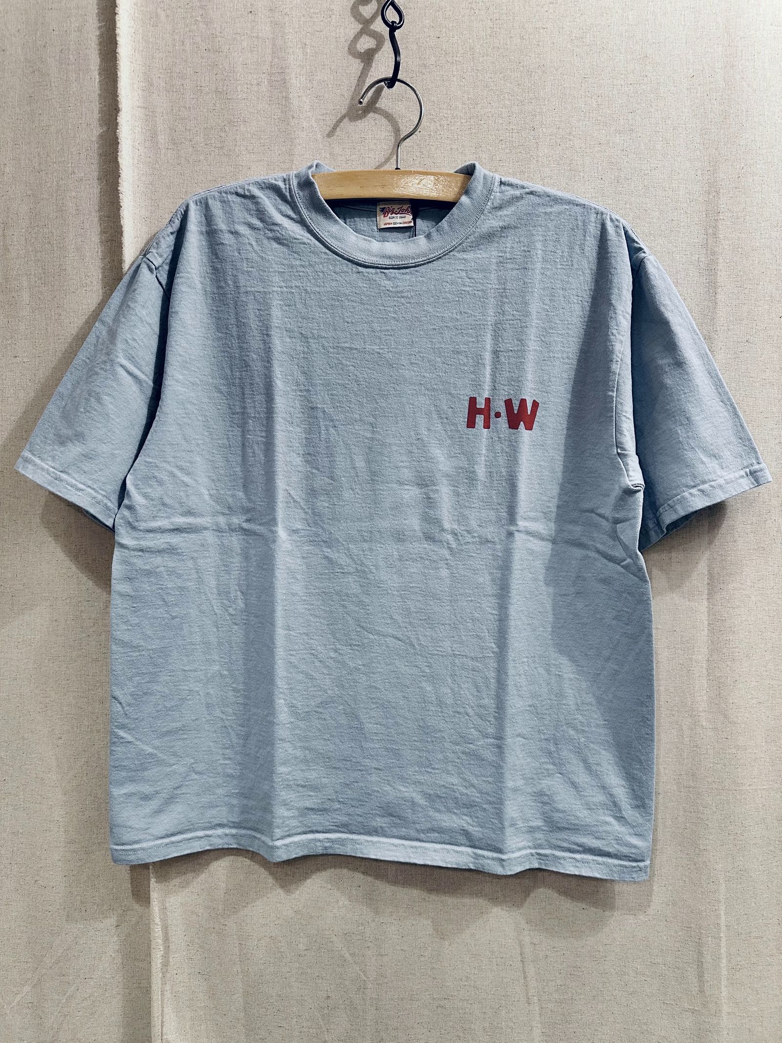 ビッグジョン / BEABER TEE / ビーバーTシャツ / サックス
