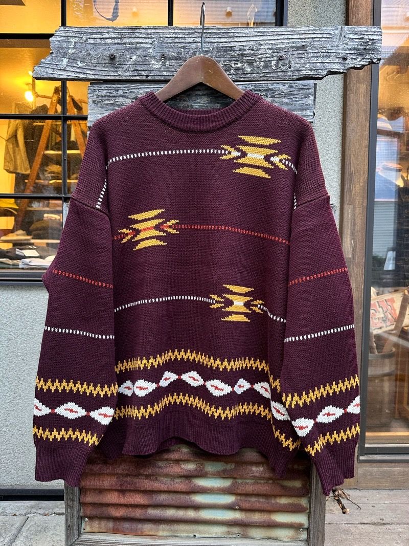 DENE KNIT / バーガンディー