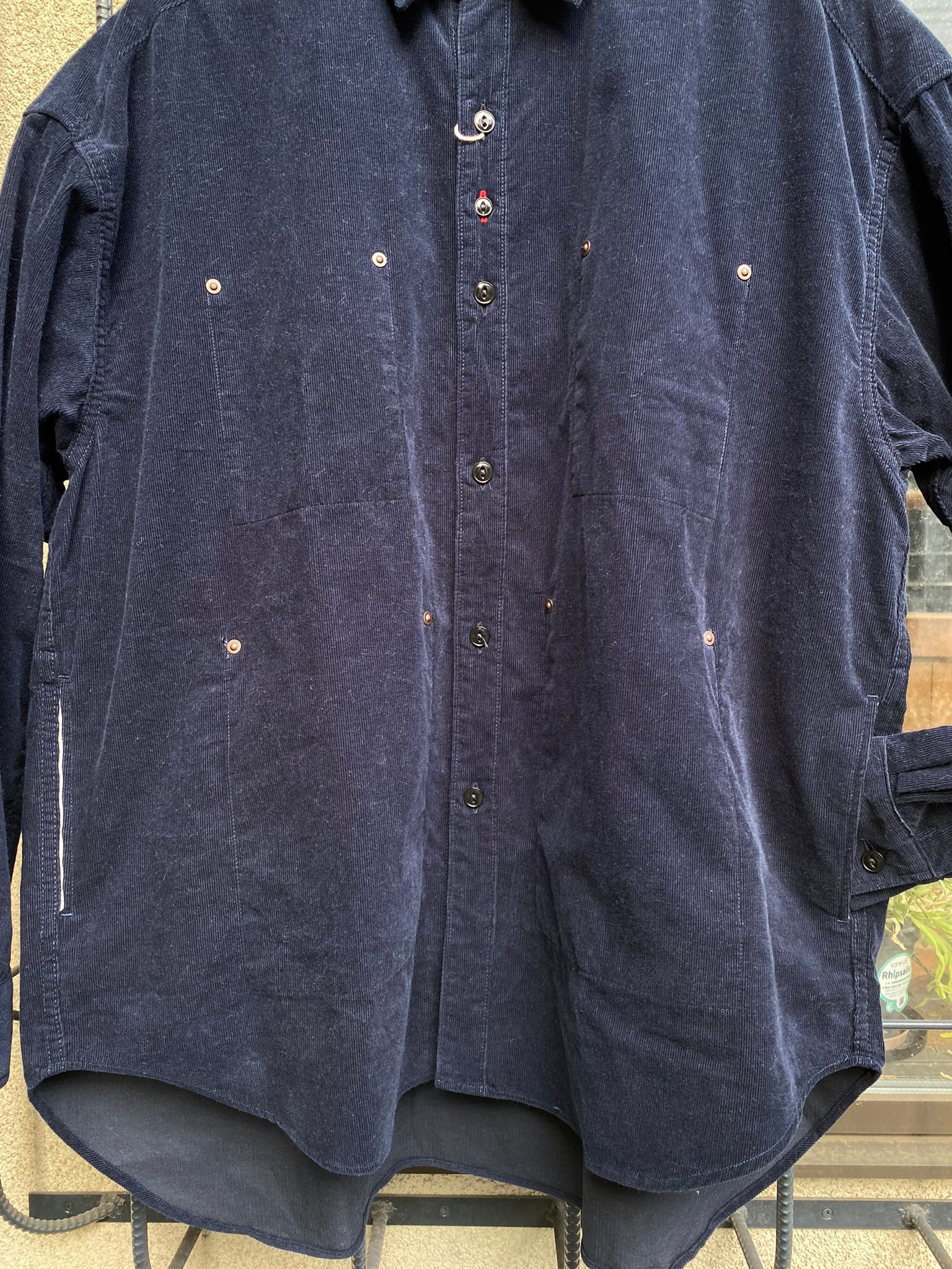 F3482 CORDUROY BALL SHIRT / NAVY