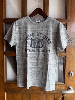 HUDSON NEW YORK PHYSICAL EDUCATION 72 174 / CH77652 / カレッジTシャツ / ヘザーグレー