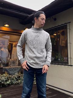 te002H / ORIGNAL NEW HIGH NECK-T / ハイネック / MIX CHARCOAL
