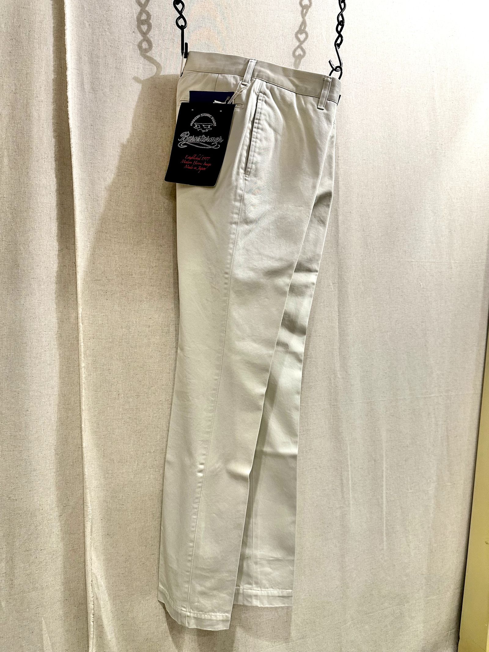 バーンストーマー / 1001P NOP DRESS CHINOS ノープリーツドレスチノ / サンド