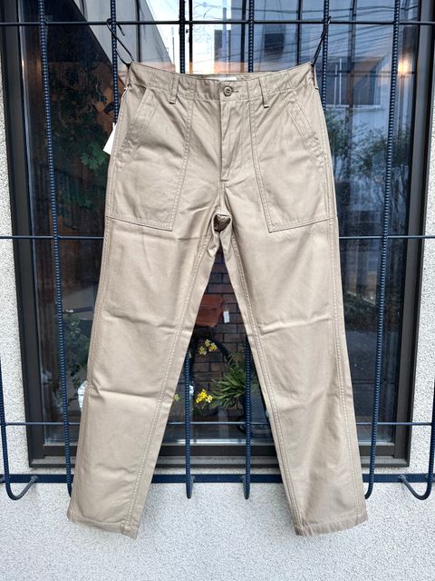 F0431 / BAKER PANTS / ベイカーパンツ / ファティーグパンツ / ワークパンツ / カーキ