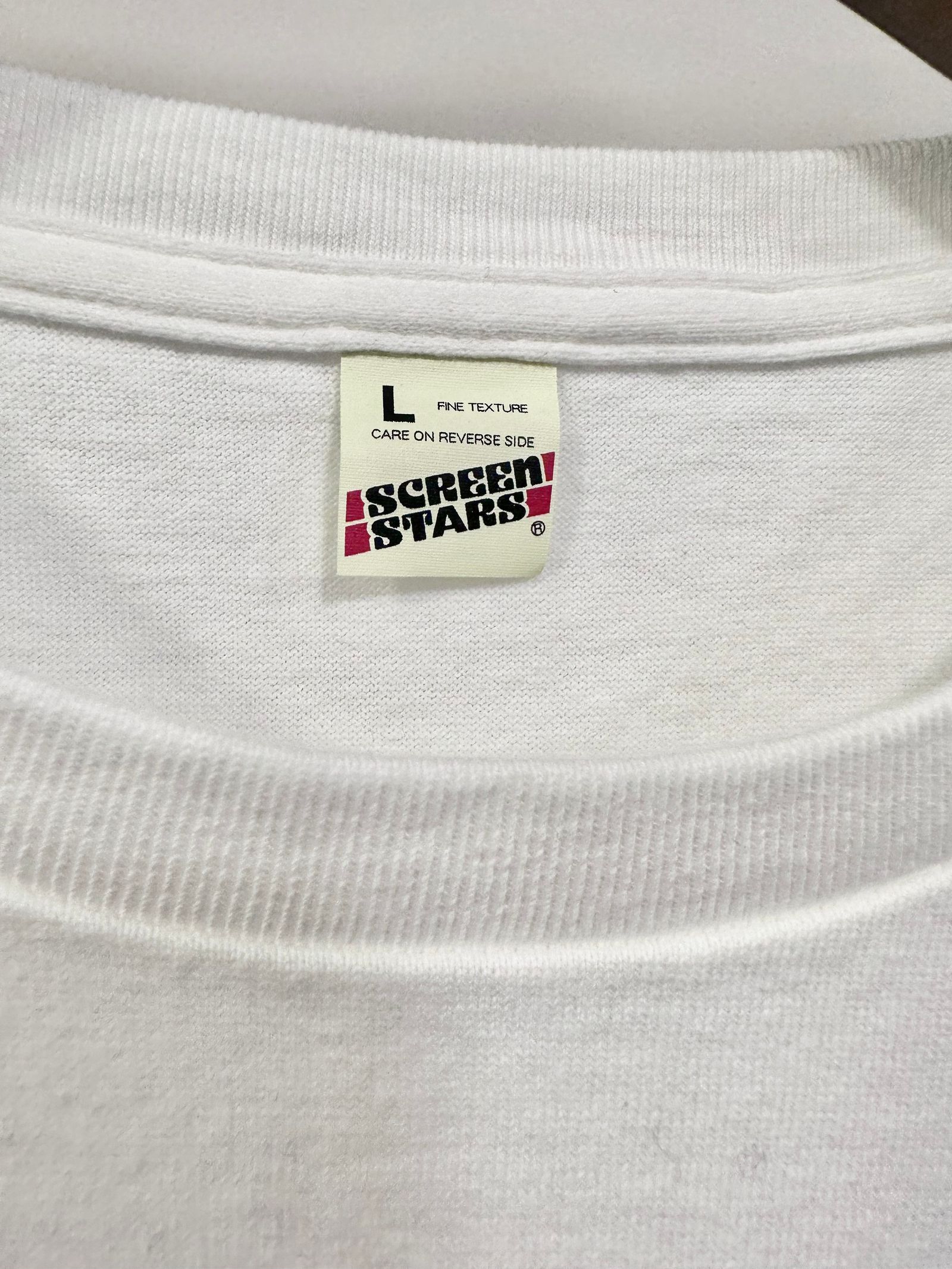 SCREEN STARS / スクリーンスターズ / ヴィンテージプリントTシャツ / トンプキン編み / ナチュラル