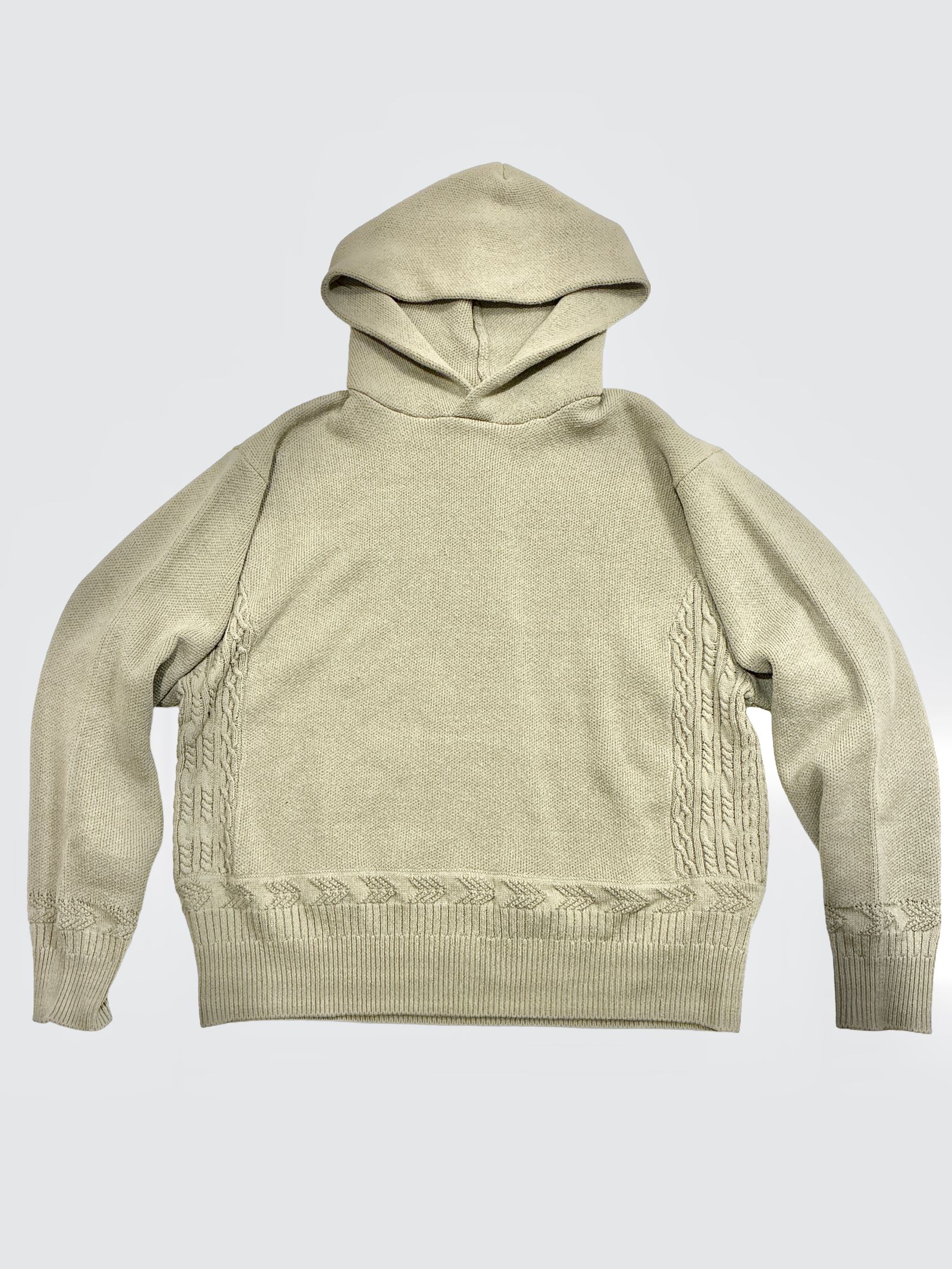 ACTUALLY PARKA / ニットパーカー / グレージュ / ナスングワム