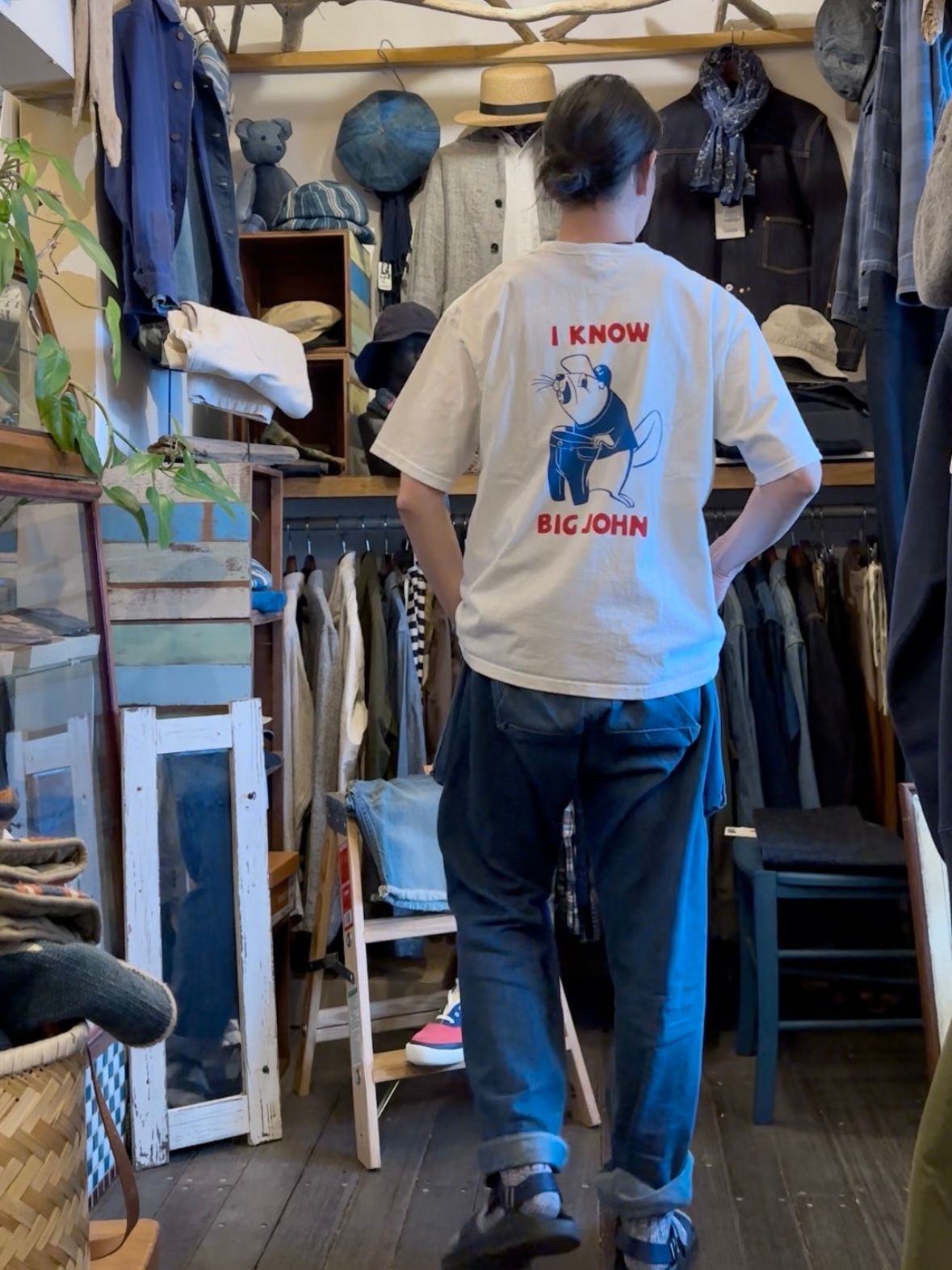 ビッグジョン / BEABER TEE / ビーバーTシャツ / ホワイト