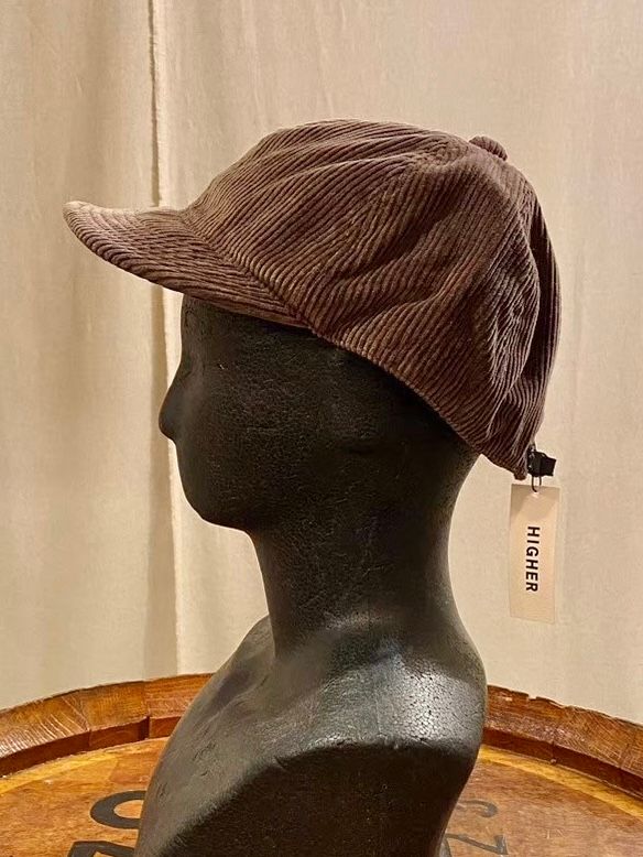 8wel CORDUROY CAP / コーデュロイキャップ / ブラウン