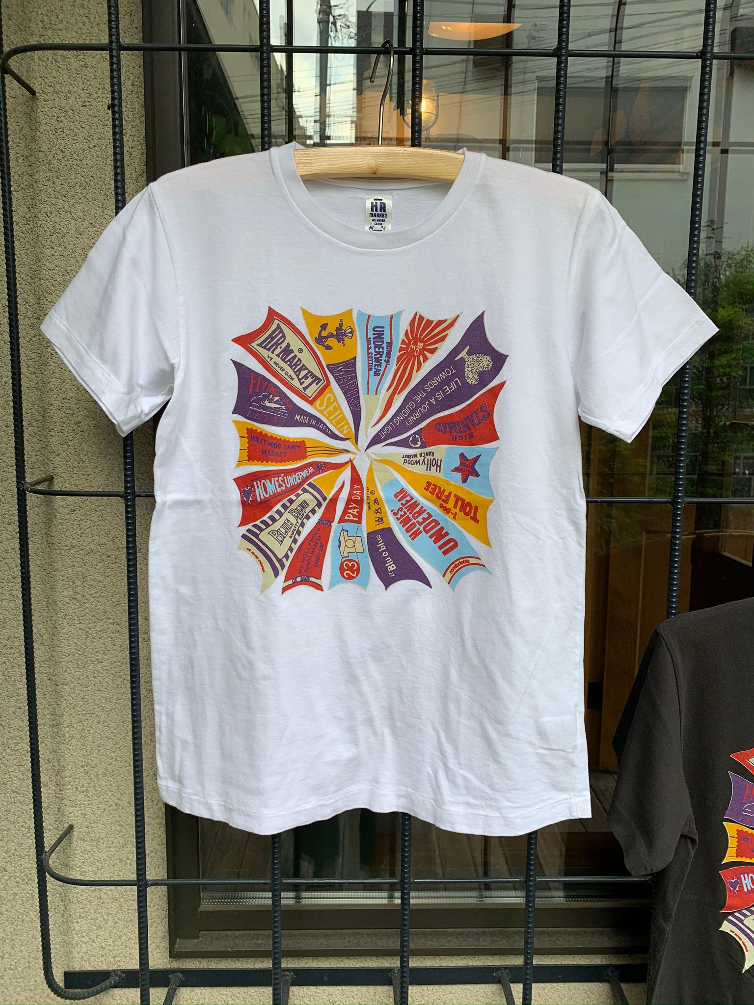 SEILIN ペナントTシャツ / ホワイト