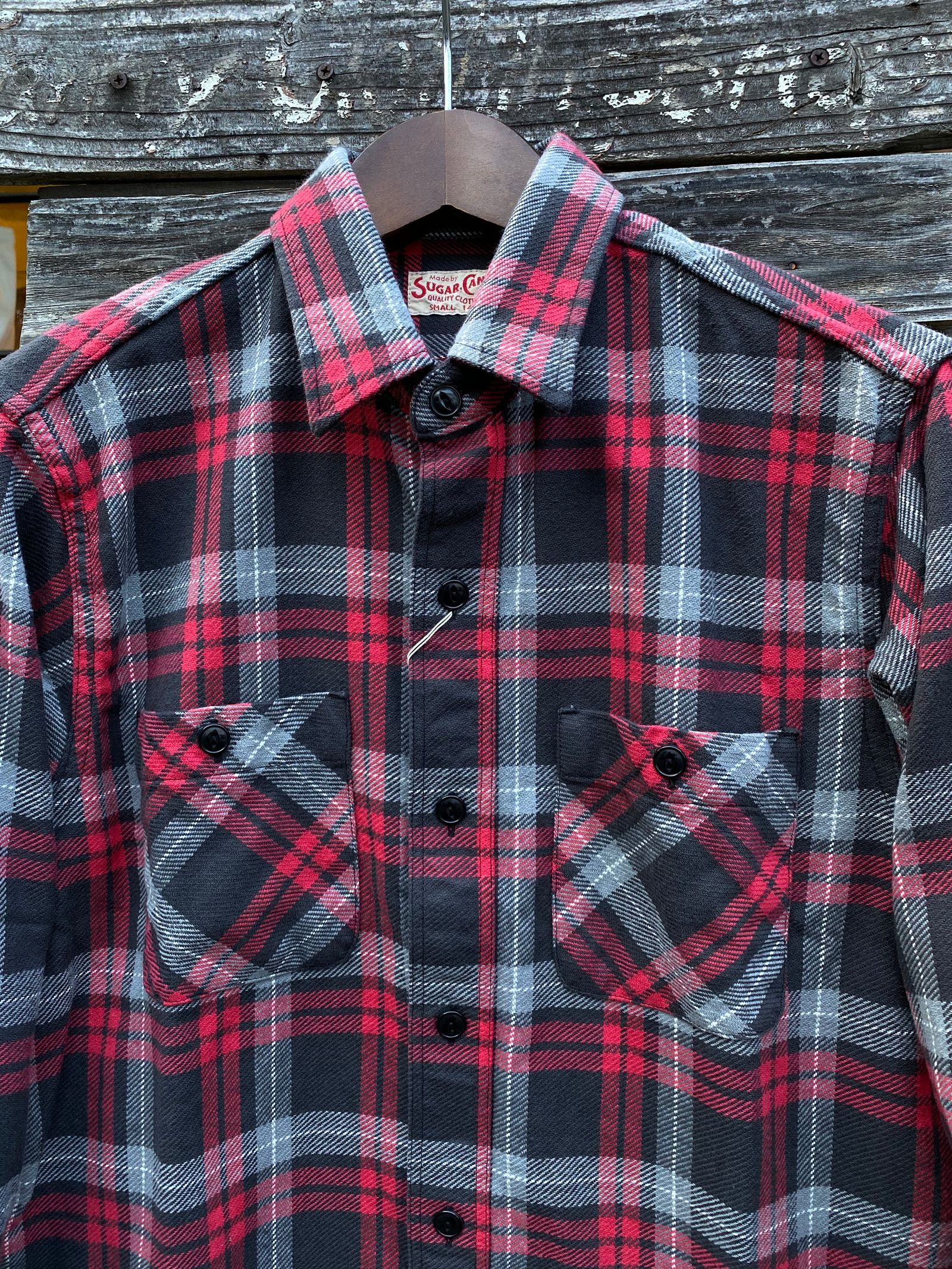 SUGAR CANE - SC28960 / TWILL CHECK WORK SHIRT / ヘビーネルワーク