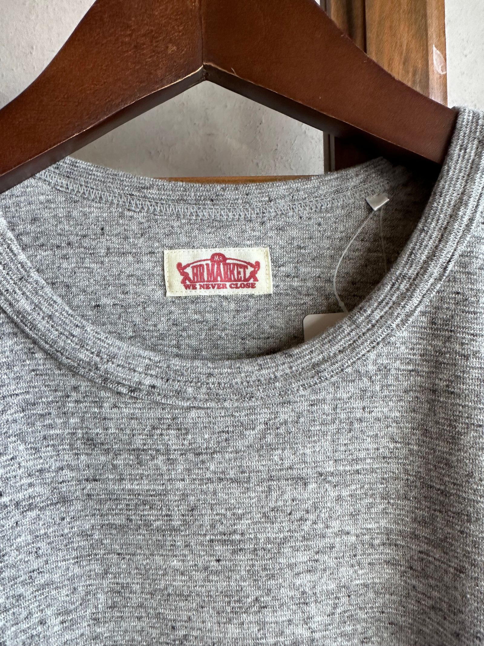 ストレッチフライス ルースショートスリーブTシャツ / グレー