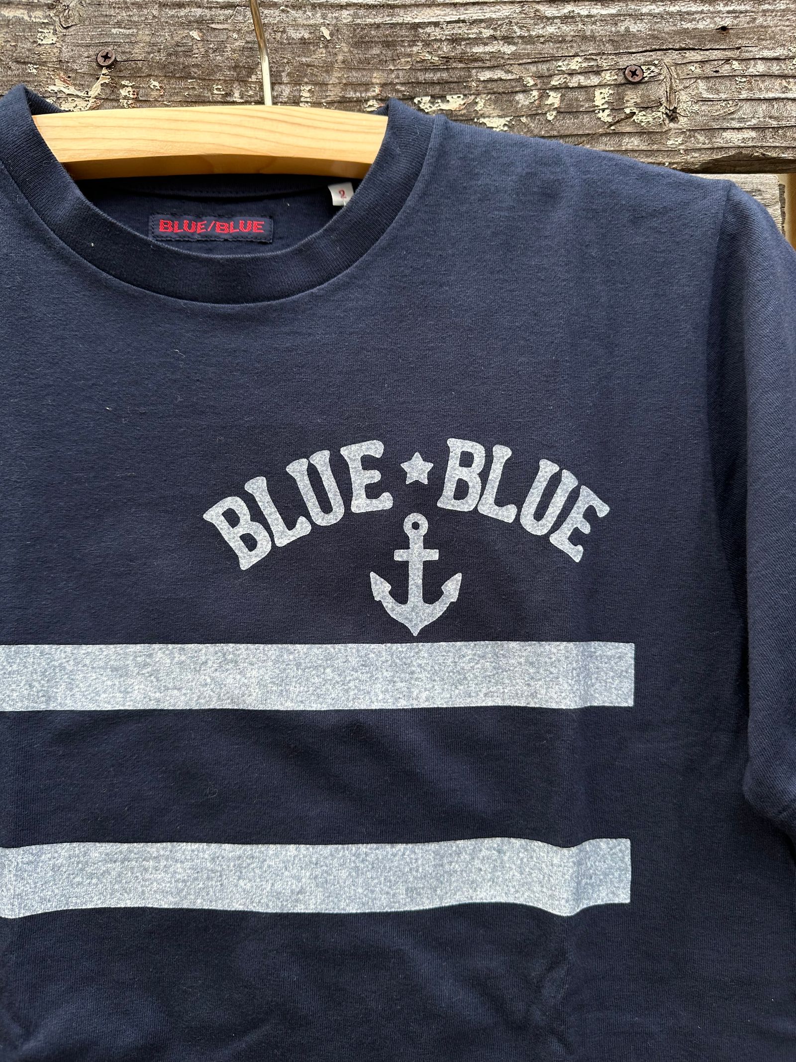 チェストラインTシャツ / ネイビー