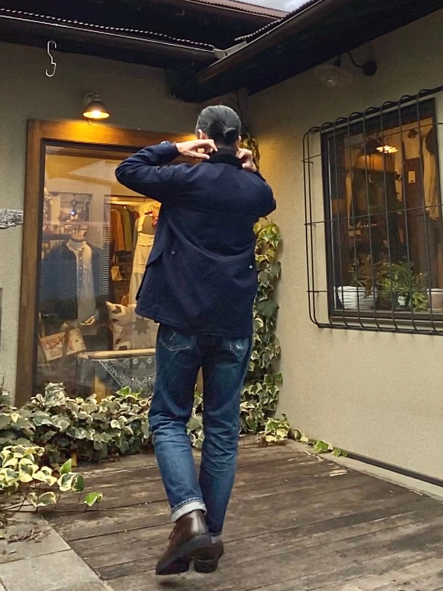 F2427 HUNTING JACKET / NAVY