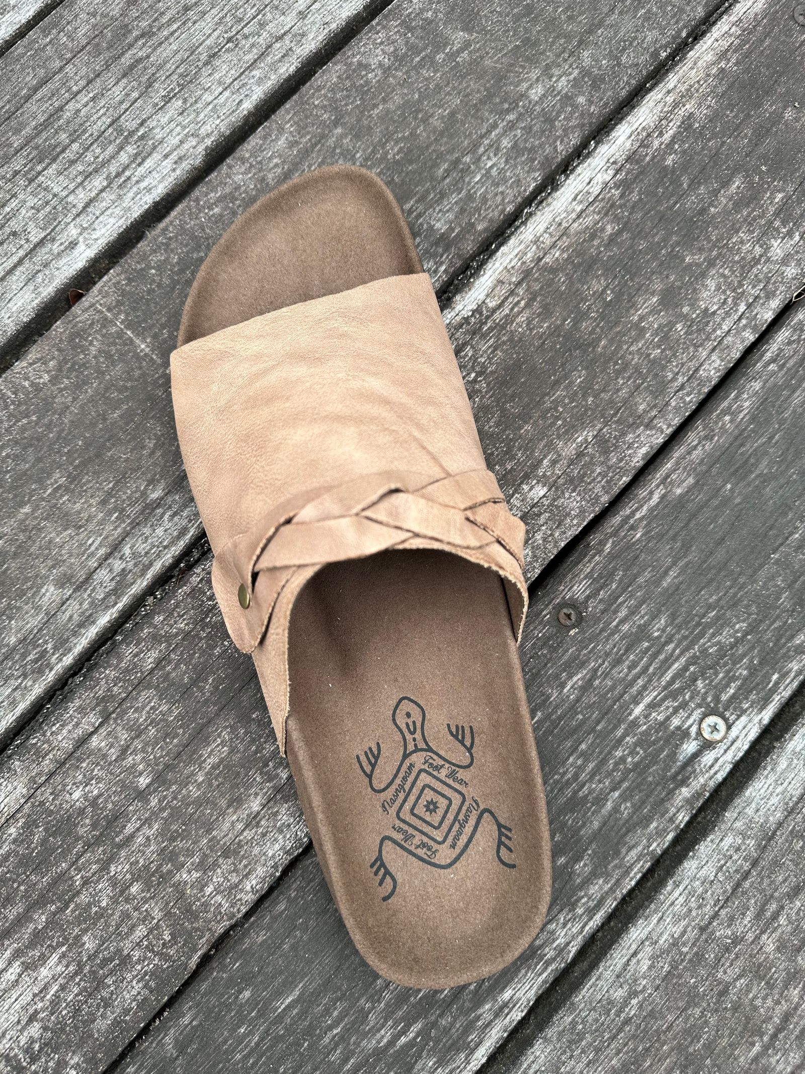BRAID SANDAL /  レザーサンダル / ベージュ