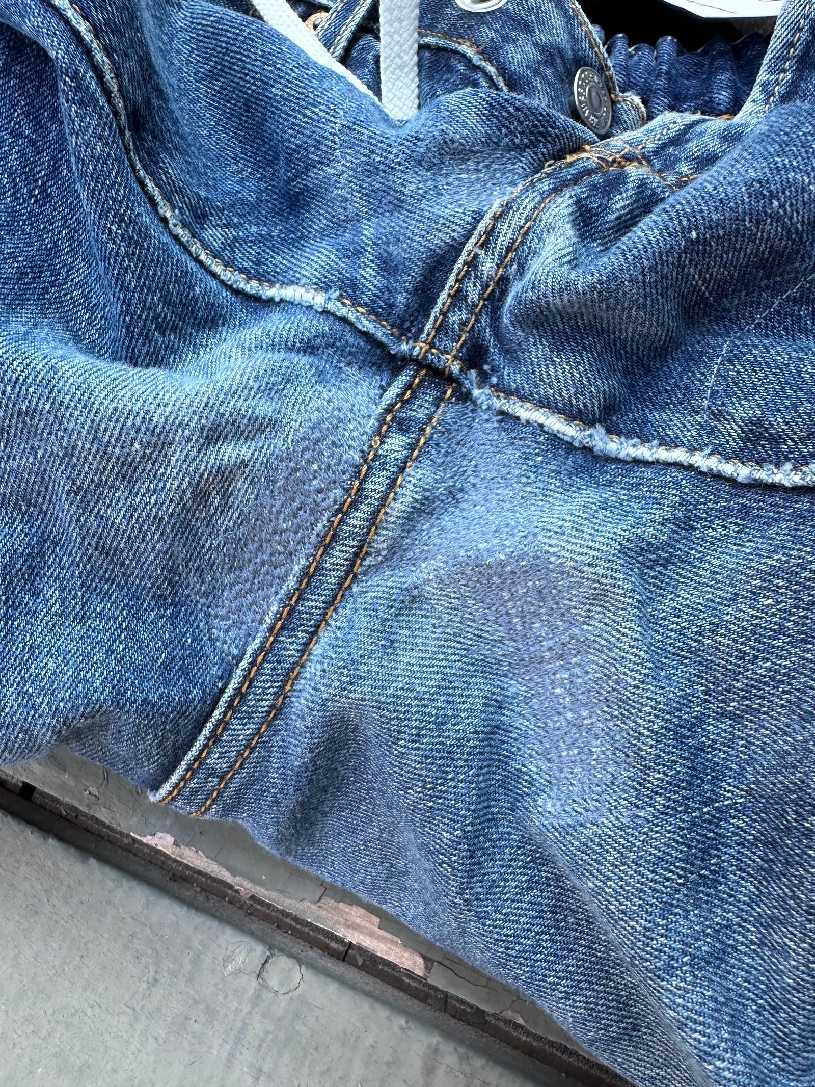 Nasngwam. 『SASHIKO EASY DENIM PANTS（Lサイズ）』 | S