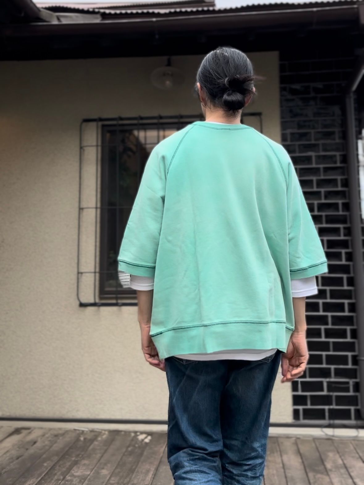 SCREEN STARS / スクリーンスターズ / Sunburned sweat tee / 半袖スウェットTシャツ / グリーン / ティファニーブルー