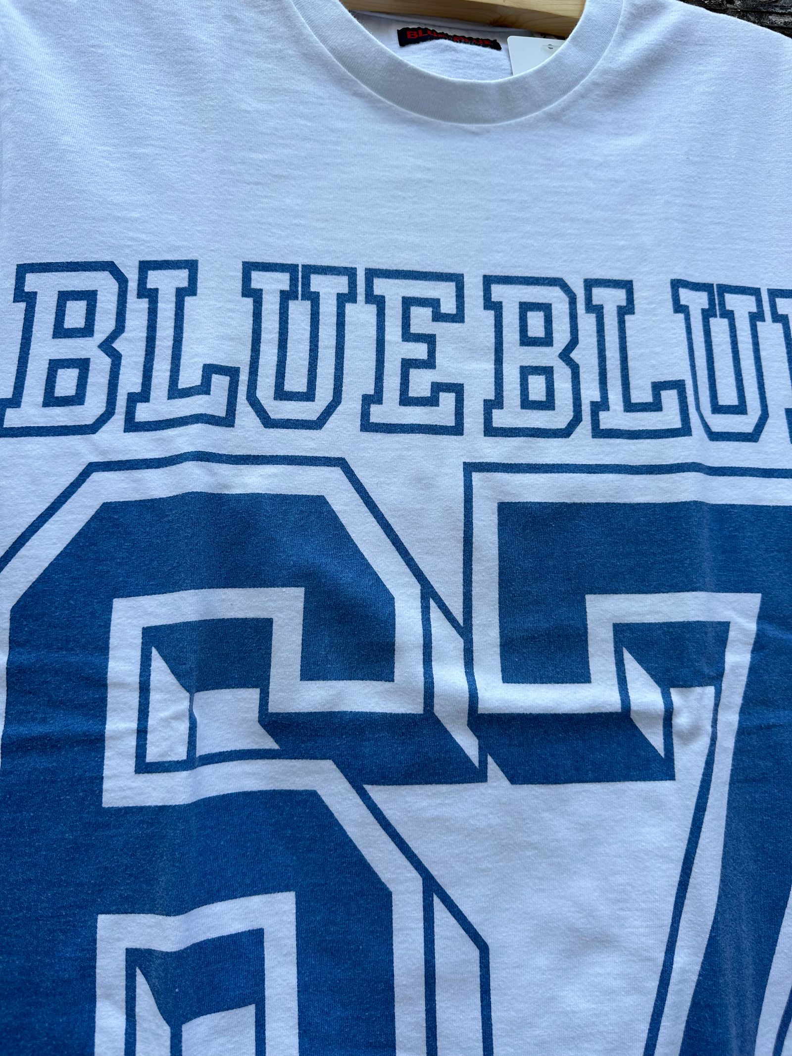 BLUE BLUE 67 ビッグロゴ Tシャツ / ホワイト