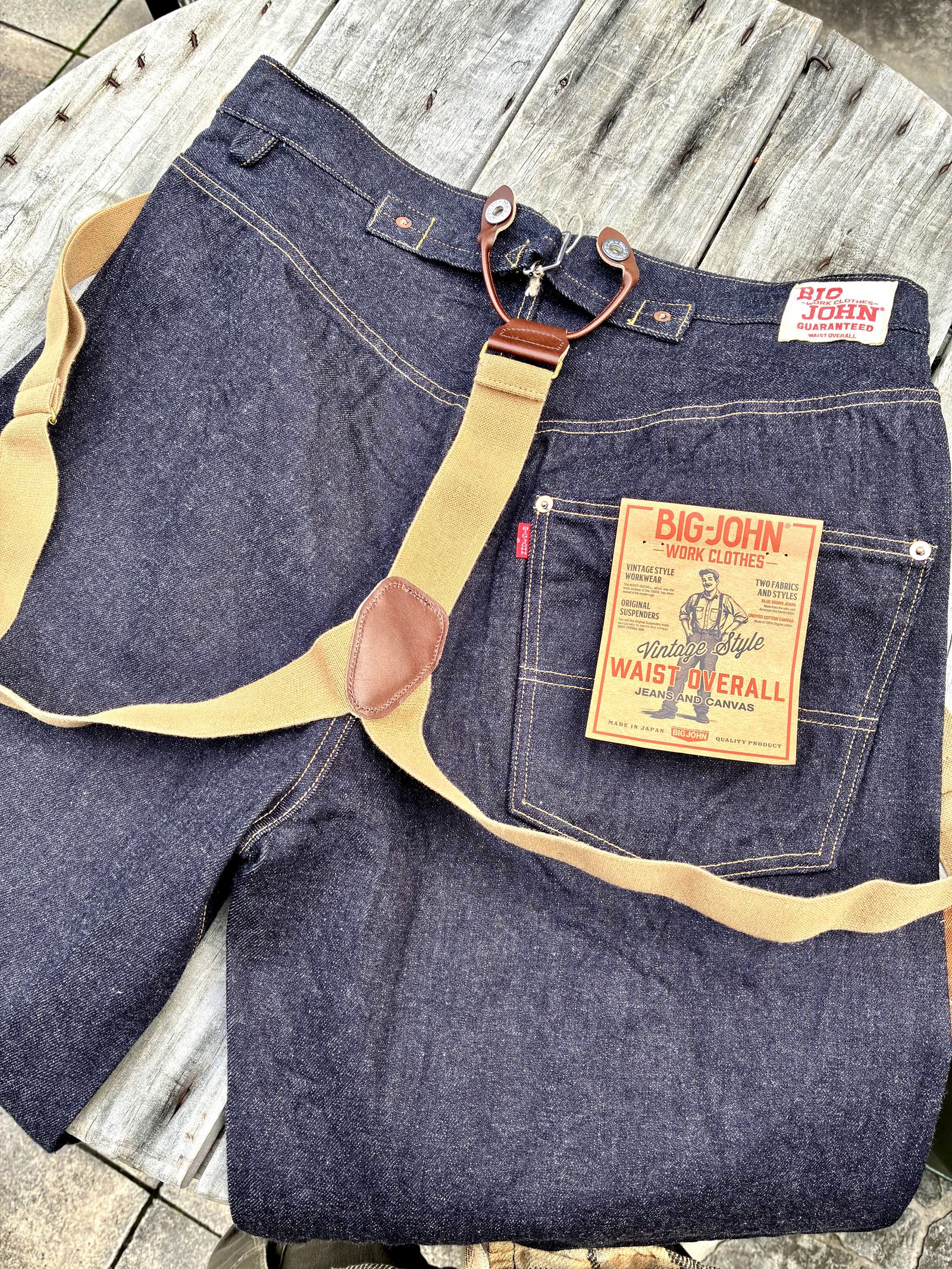 オリジナルサスペンダー / ウエストオーバーオール / VSPD01 / ビッグジョン