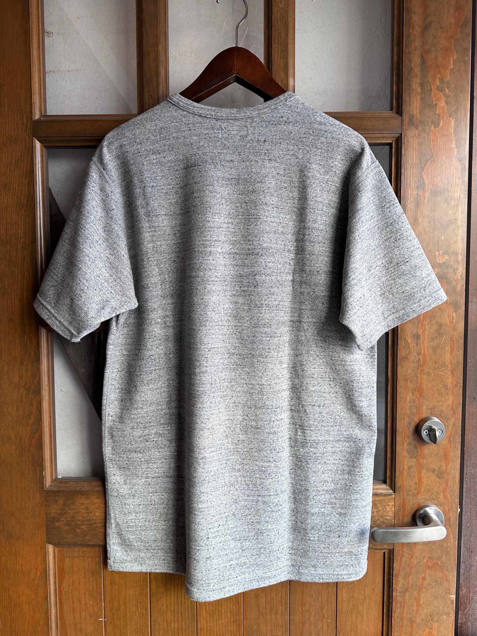 ストレッチフライス ルースショートスリーブTシャツ / グレー